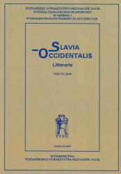Slavia Occidentalis : litteraria