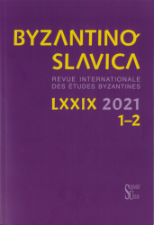 Byzantinoslavica : revue internationale des études Byzantines