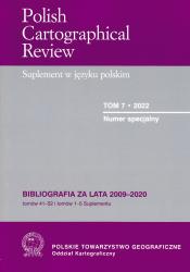 Polish Cartographical Review : suplement w języku polskim = Bibliografia za lata 2009-2020 tomów 41-52 i tomow 1-5 Suplementu