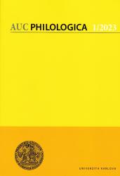 AUC Philologica 2023.1