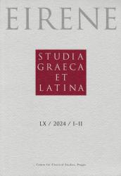 Eirene : studia Graeca et Latina