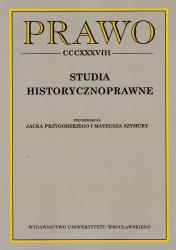 Prawo : studia historycznoprawne