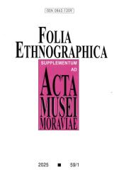 Folia ethnographica : 59/1 (2025)