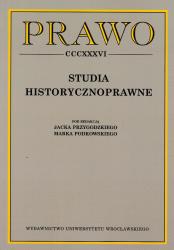 Prawo : studia historycznoprawne