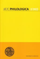AUC Philologica 2022.2