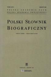 Polski słownik biograficzny : tom LIV/1, zeszyt 220